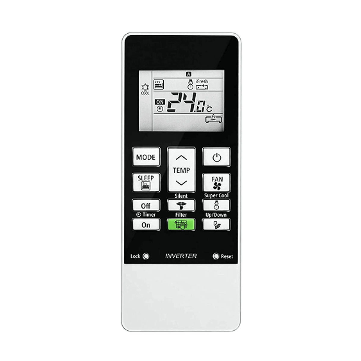 Original Hitachi Split AC RSRG517HEXA Backlit Remote