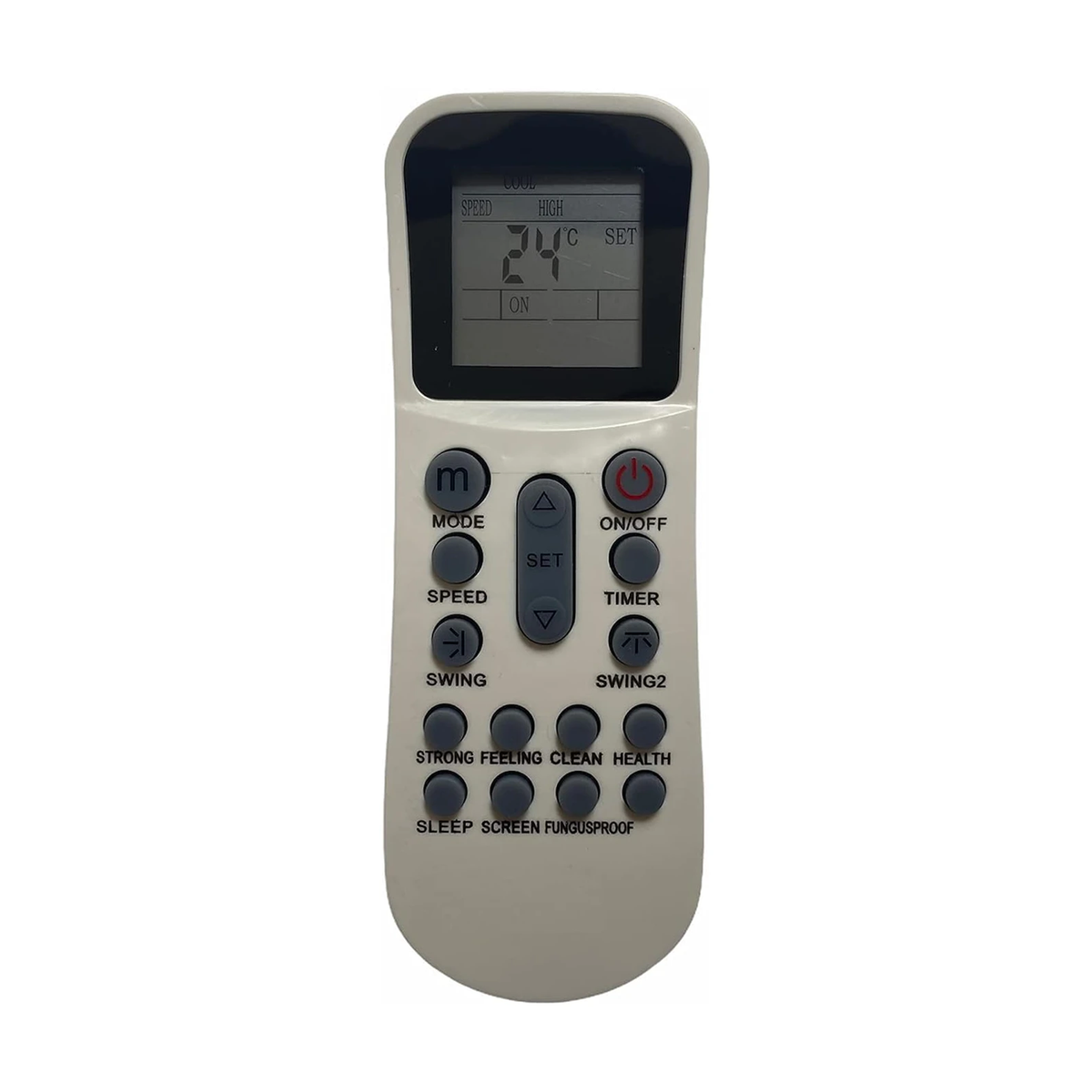 Lloyd Split AC LS18I35JA Backlit Replacement Remote