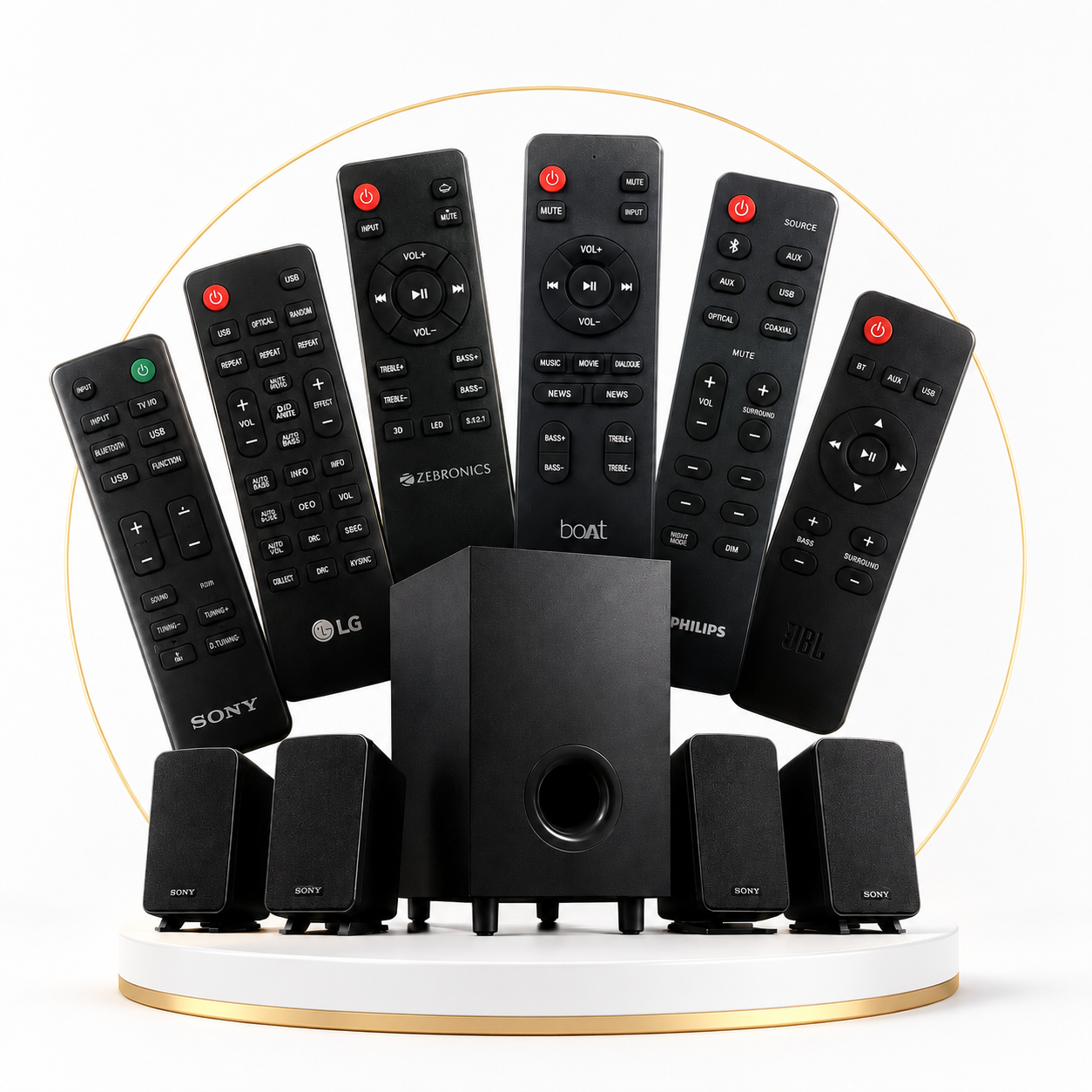 Home theater remotes