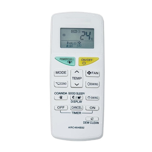 Daikin Split Inverter AC 1.5 Ton 5 Star FTKM50U Replacement Remote