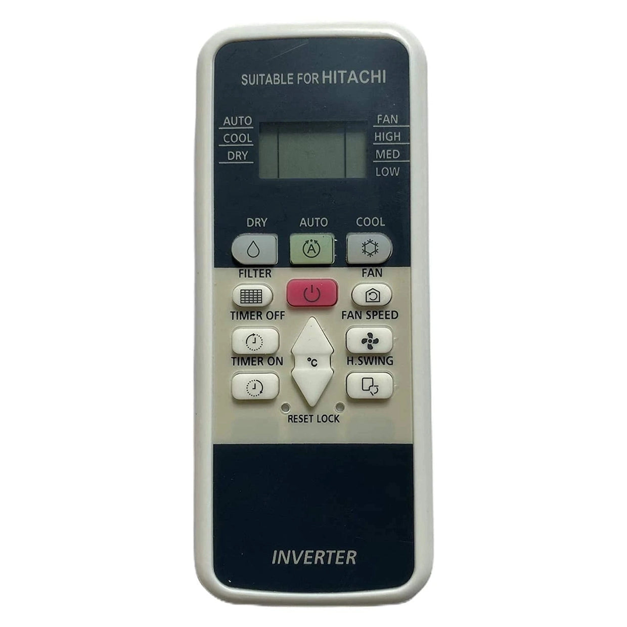 Hitachi Inverter Split AC 1.5 Ton 3 Star RSNG318HCEA Replacement Remote
