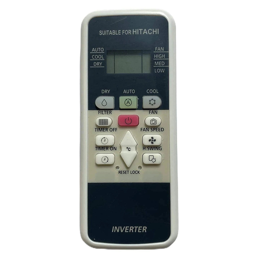 Hitachi Inverter Split AC 1.5 Ton 3 Star RSNG318HCEA Replacement Remote