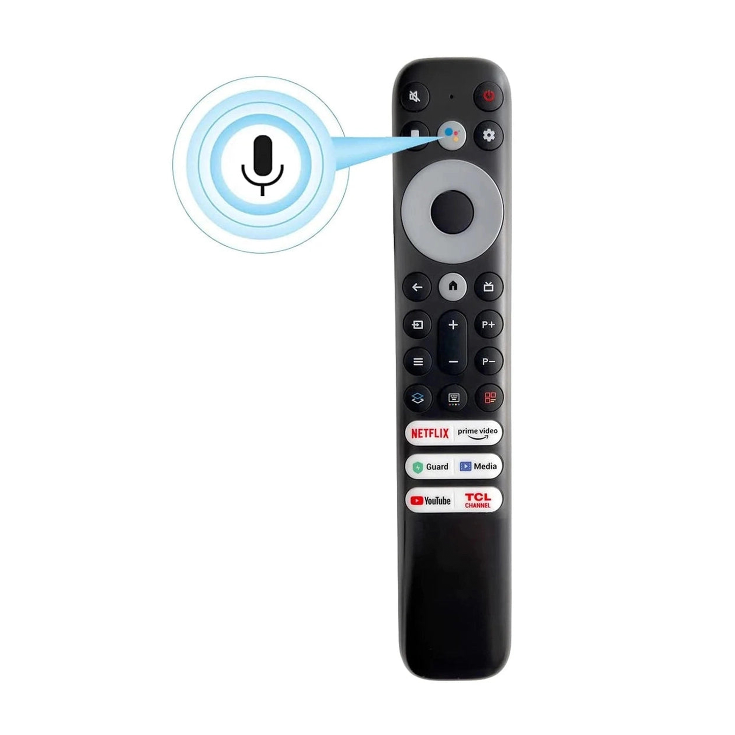 Original TCL Google TV Voice Remote (C61B, C655, V6B, S5500, P71B Series)