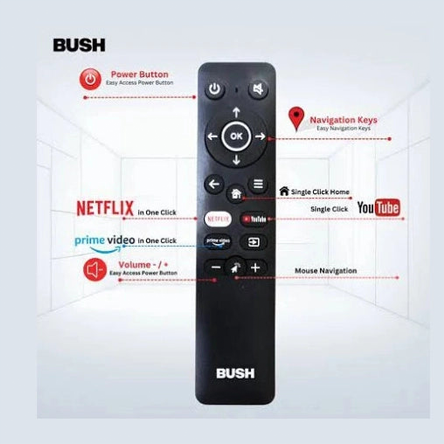 Bush LED TV Remote