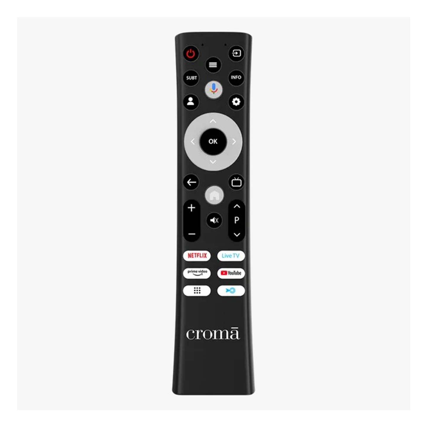Croma Smart Google TV CREL032HGL024651 Voice Remote (2024-2025)