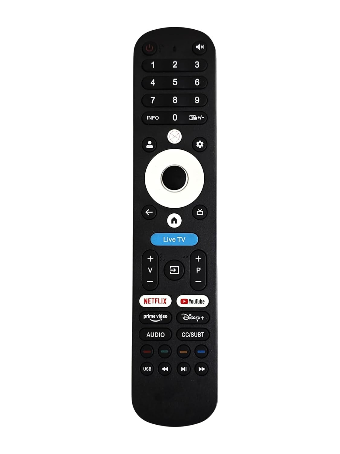 Impex Google TV Remote For 55S4QLF3 (With Voice) (Bluetooth)