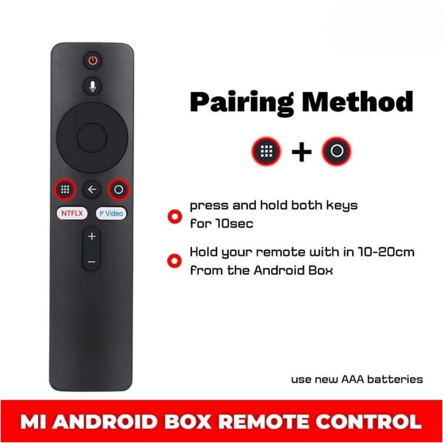 Xiaomi Mi Box S MDZ-22-AB Voice Remote (XMRM-006)