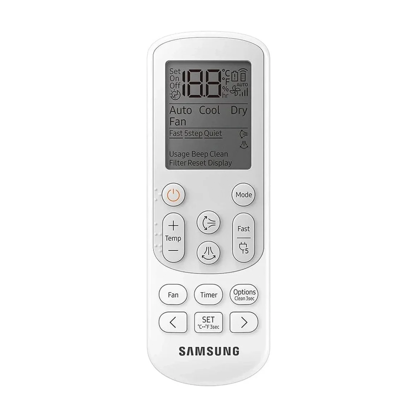Samsung Ac Remote Convertible 5-in-1 Inverter Split AC For AR12AY4YAWK - Woniry Remote