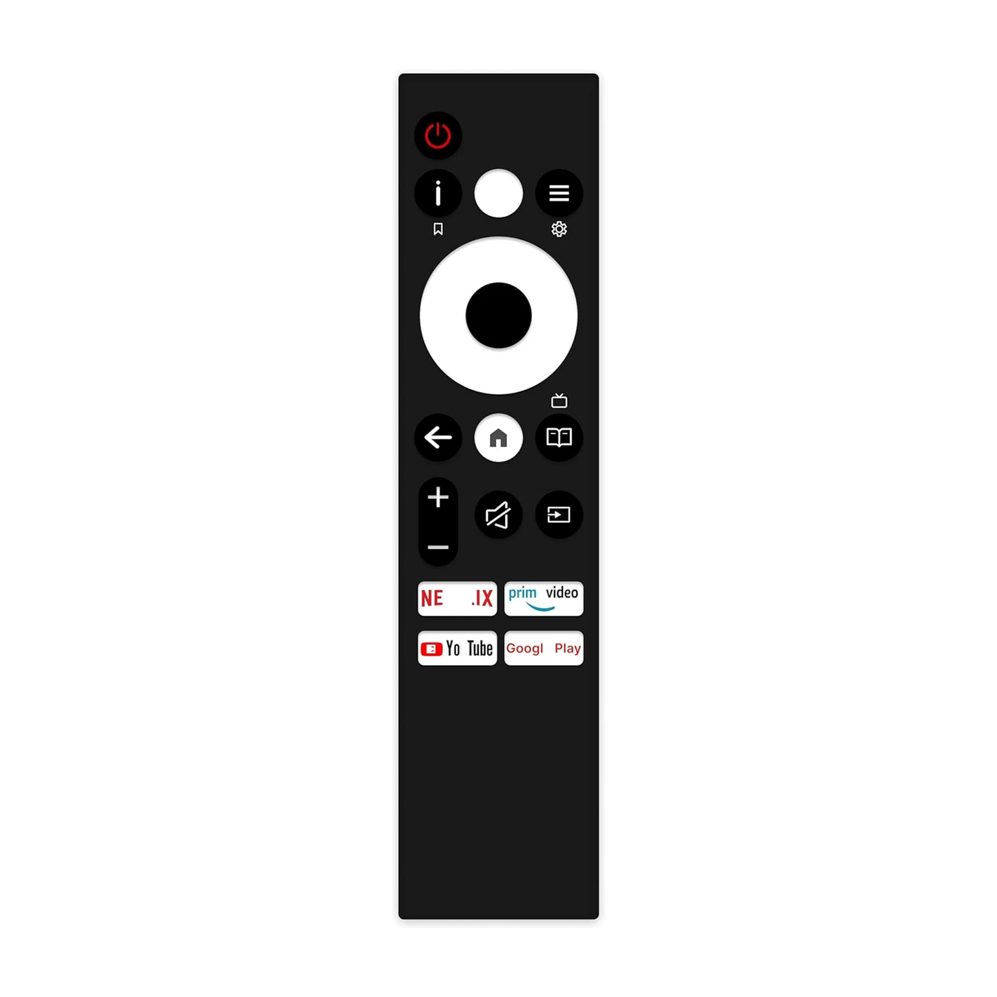 Thomson Q65H1100 Android Google TV Replacement Remote (Non-Voice)