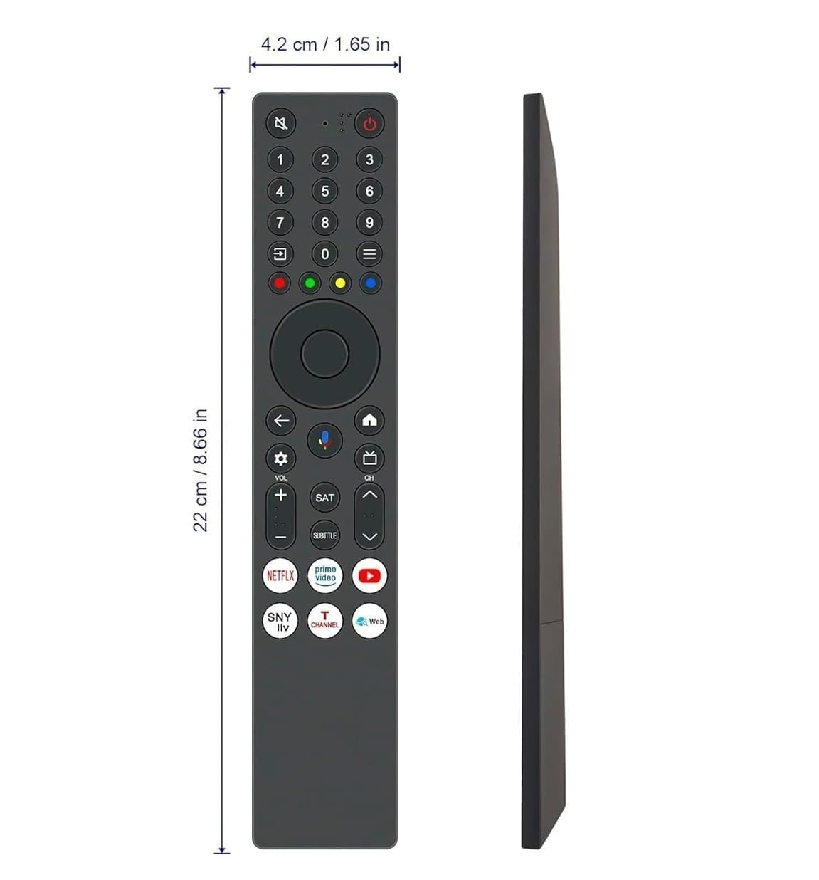 TCL Google TV Voice Remote For 55P6L