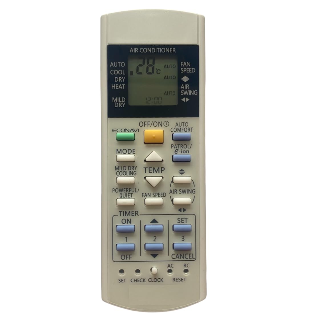 29B AC Remote No. 29B, Compatible/Replacement for Panasonic AC Remote Control - Woniry Remotes - Image 1