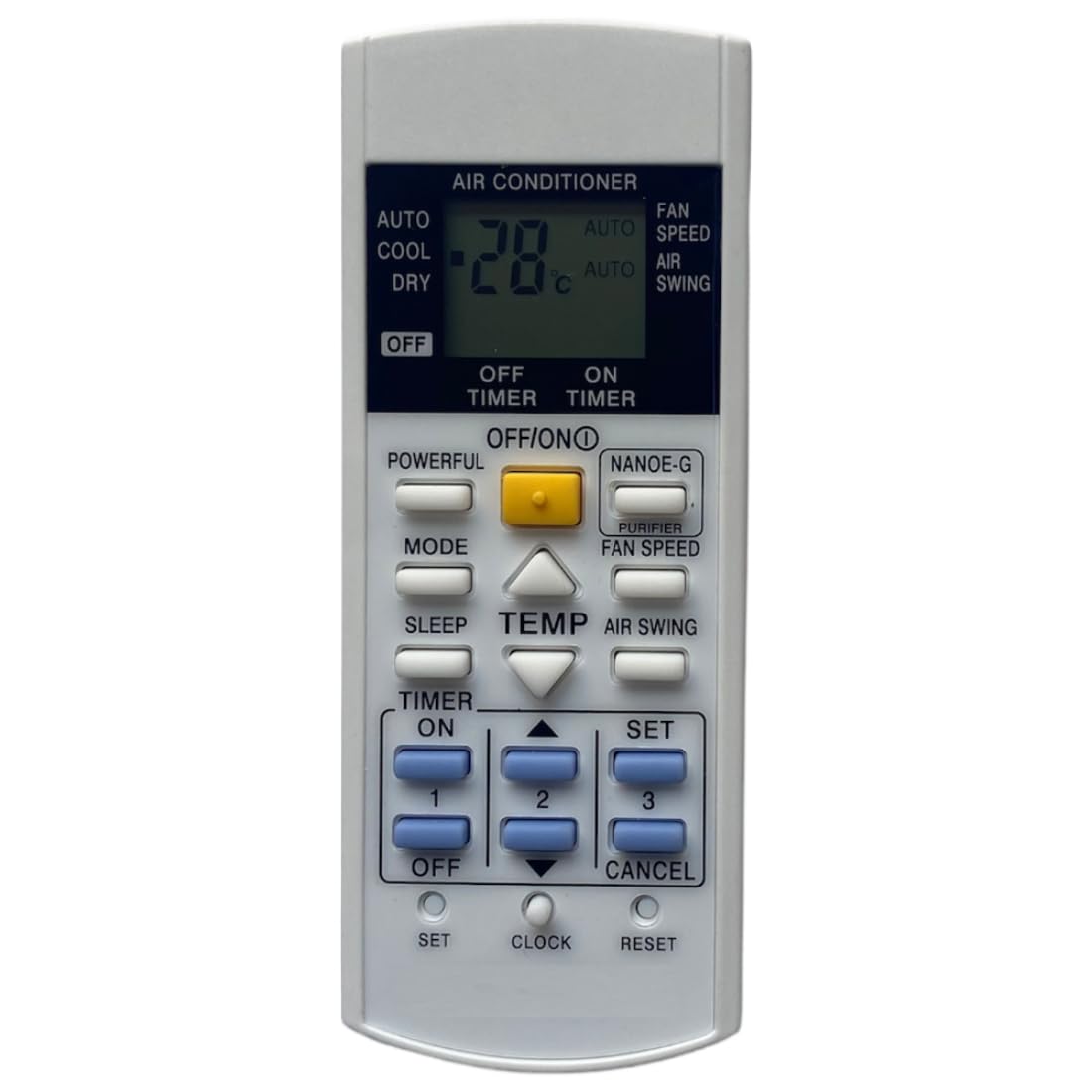 29D AC Remote No. 29D, Compatible/Replacement for Panasonic AC Remote Control - Woniry Remotes - Image 1