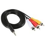 3.5mm 1/8 TRRS to 3 RCA Male Cable 3rca to AUX Cable Cord - Woniry Remotes