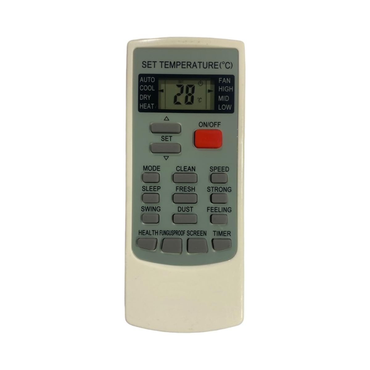 AC Remote Compatible for Voltas YK-H/006E (No. 45) - Image 1