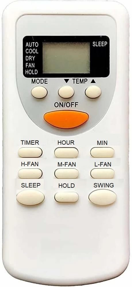 49A AC Remote Control Compatible For Lloyd/Vise//Electrolux Split Ac (No.49A) - Image 1