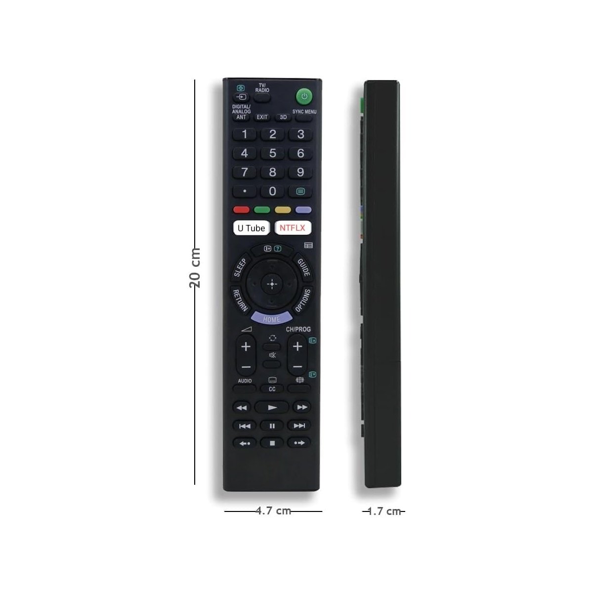 Remote Control Compatible For Sony Bravia Led Tv - Image 3
