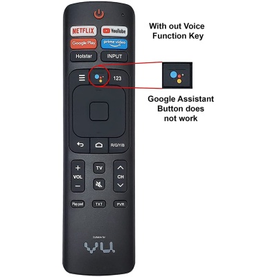 Remote Control  For Vu/Hisense Smart Led TV Remote (Non Voice) - Woniry Remotes - Image 2