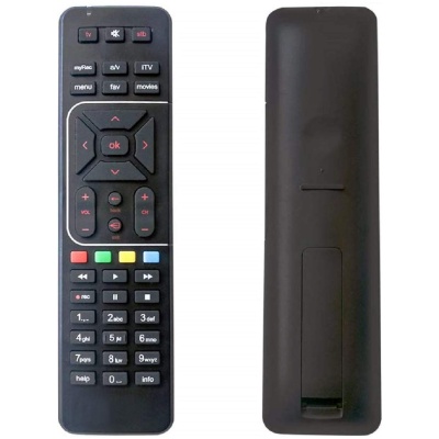 Setup Box Remote Compatible for Airtel SD and HD With Recording (Black) - Woniry Remotes - Image 2