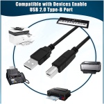 1.5 Meter USB Printer Cable, USB A to Male To USB - Woniry Remotes - Image 3