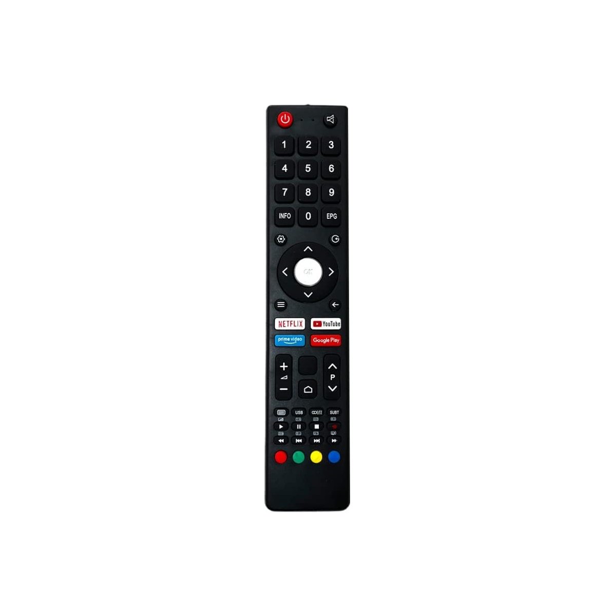 Remote Control Compatible For BPL/VU/MOTOROLA/ITEL/NOKIA TV (Non Voice) - Image 1