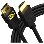 1.5m High-Speed HDMI Cable - Ultra HD 4k x 2k HDMI Cable - HDMI to HDMI M/M - 5 ft HDMI 1.4 Cable - Audio/Video Gold-Plated (Black) - Woniry Remotes