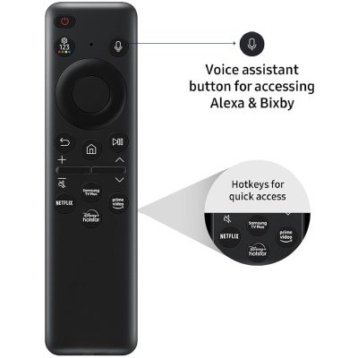 Remote Control Compatible For Samsung Android Tv With Voice & Bixby Function