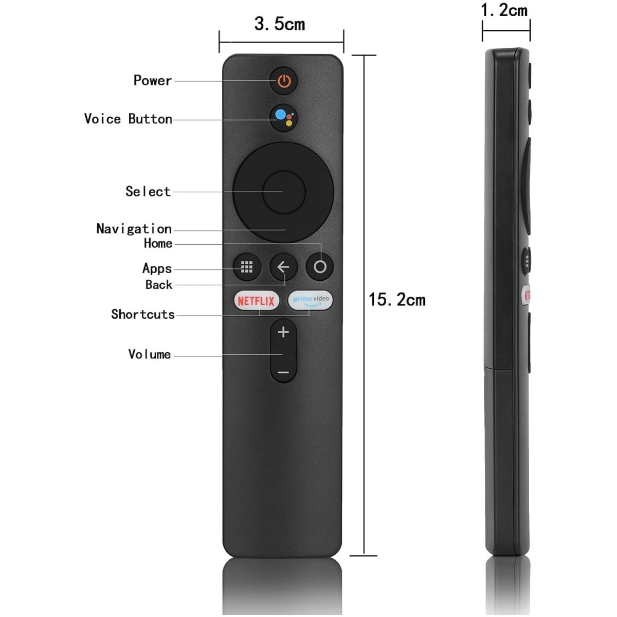 Remote For Mi 4k Box And Mi Fire TV Stick With Google Assistant Function - Image 3