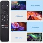 Remote For Sony Bravia TV With Google Assistant Function Support Compatible Model KD-55X80K - Image 2