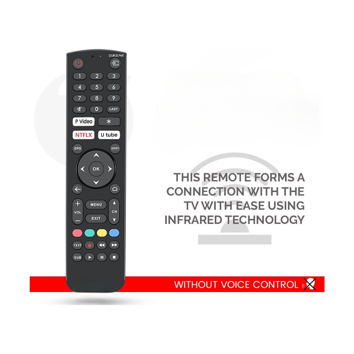Bpl Smart Android LCD LED TV Remote Control (Non Voice) - Image 2