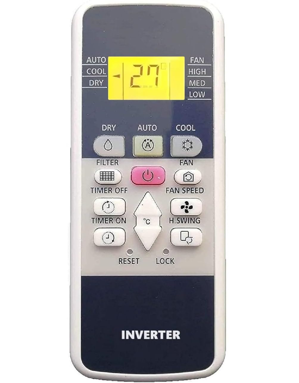 3214 AC Remote Control Compatible For Hitachi Split/Window AC (No.220A) - Woniry Remotes - Image 1