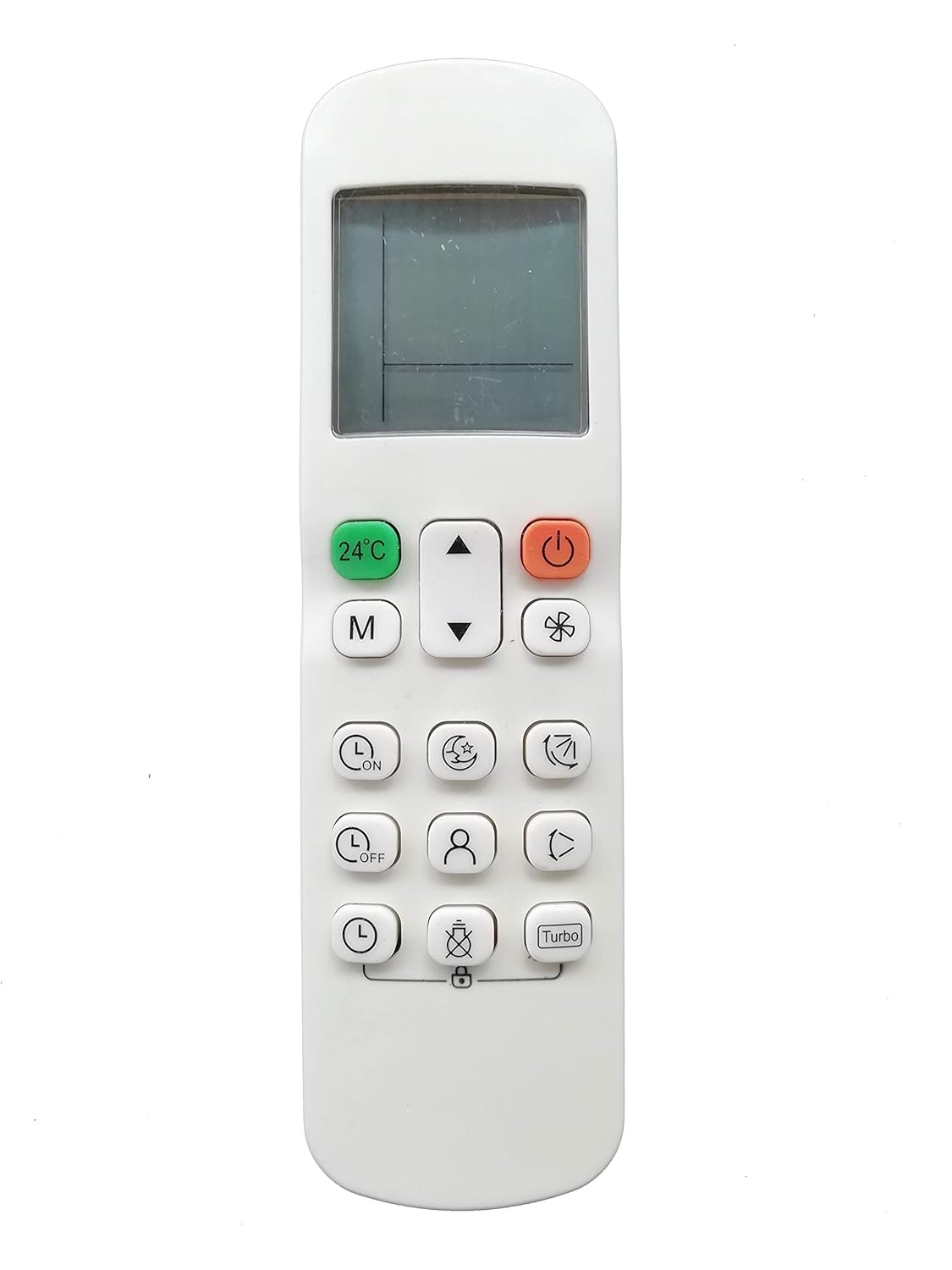 183 AC Remote No. 183 (No Backlight), Compatible/Replacement for Koryo AC Remote Control - Woniry Remotes - Image 1
