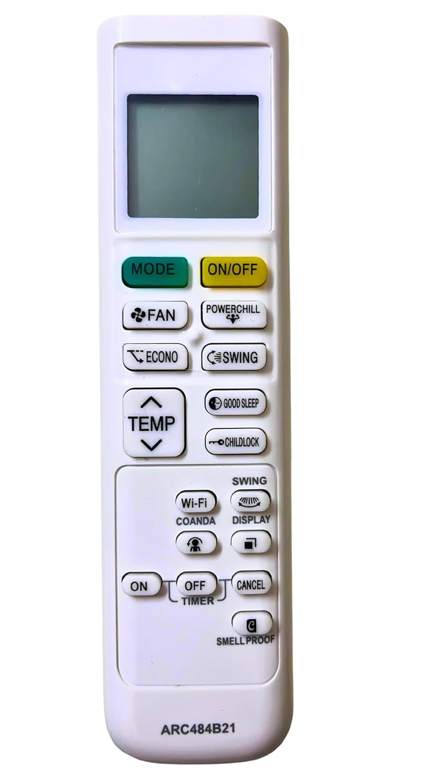 214b AC Remote No. 214B (No Backlight), Compatible/Replacement for Daikin AC Remote - Woniry Remotes - Image 1