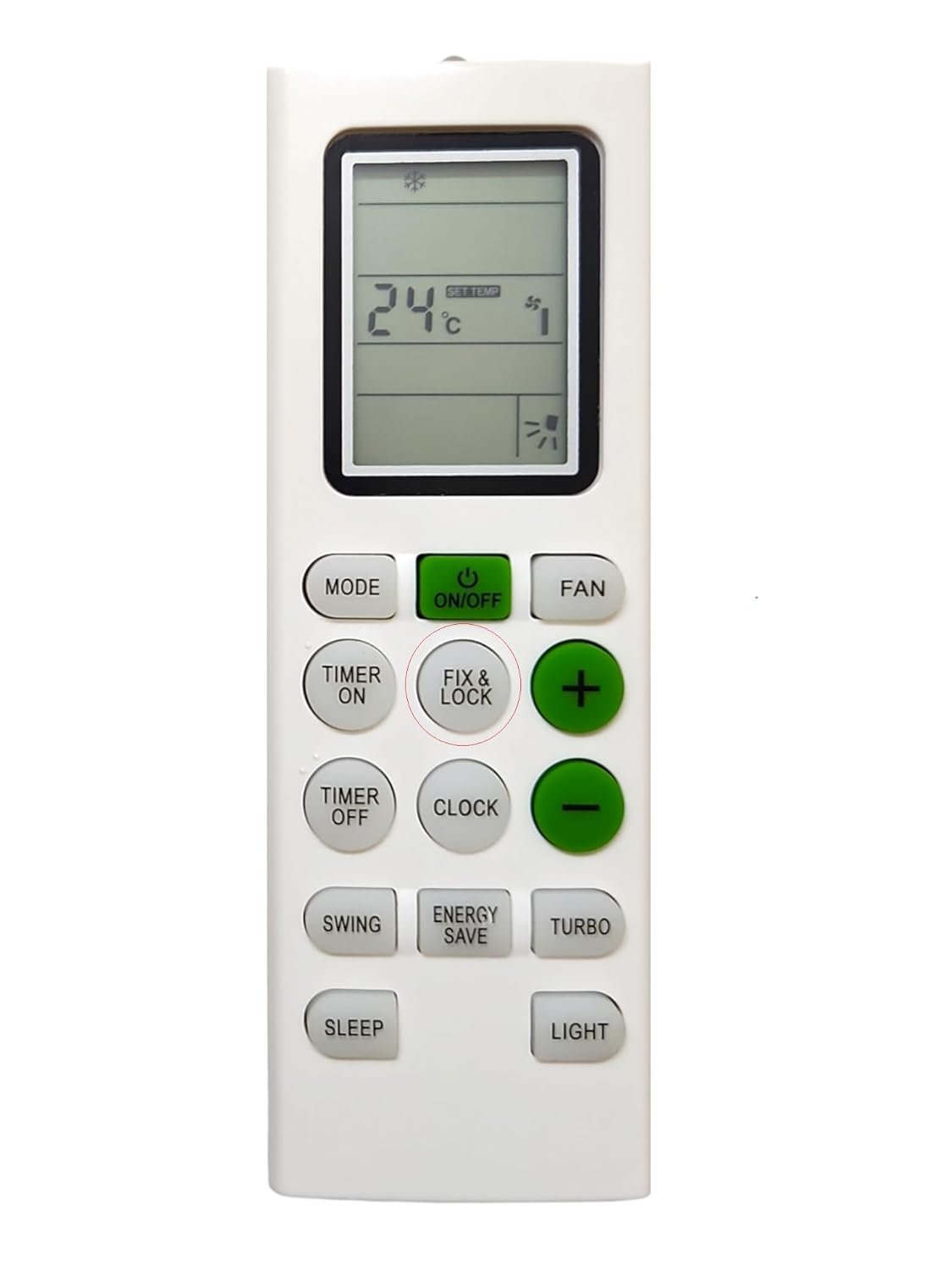 226A AC Remote No. 226A (No Backlight), Compatible/Replacement for Bluestar AC Remote - Image 1