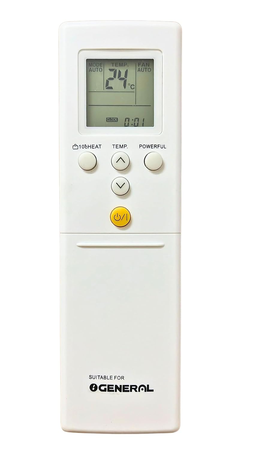 232 AC Remote No. 232 (No Backlight), Compatible/Replacement for O general AC Remote - Woniry Remotes - Image 1