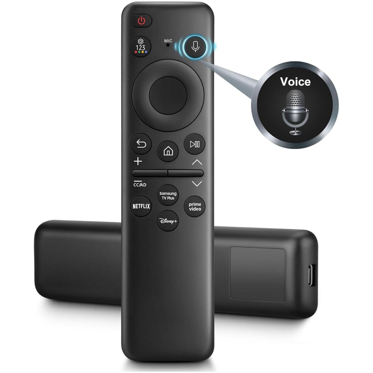 Remote For Samsung Smart TV With Voice Function And Solar Support With Type C Charging Port - Image 4