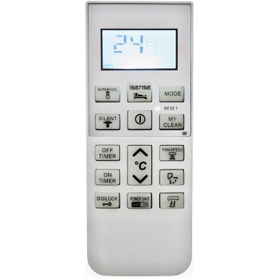 Hitachi AC Remote AC‑168 Compatible – Backlight Replacement Remote for Hitachi Split AC