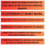 AC Remote Compatible For LLYOD AC (No. 118) - Image 5