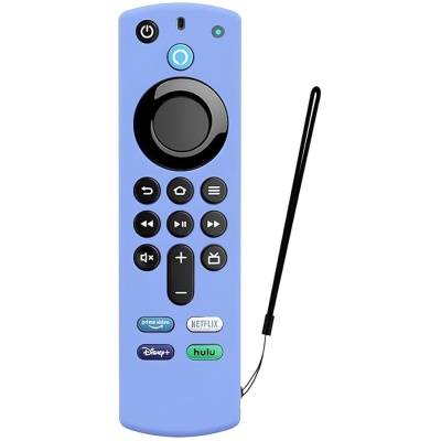 Fire TV Stick Remote Control Silicone Cover (For 3rd Gen)(Glowing Blue) - Woniry Remotes