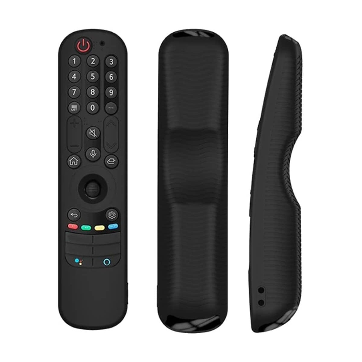 Silicone Protective Case For LG AN-MR21GA Magic Remote (Black) - Image 1
