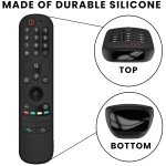Silicone Protective Case For LG AN-MR21GA Magic Remote (Black) - Image 2