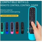 Silicone Protective Case Cover Compatible with LG AN-MR21GA Magic Remote Shockproof for LG Smart TV Protective Case with Loop (Glowing Blue) - Image 5
