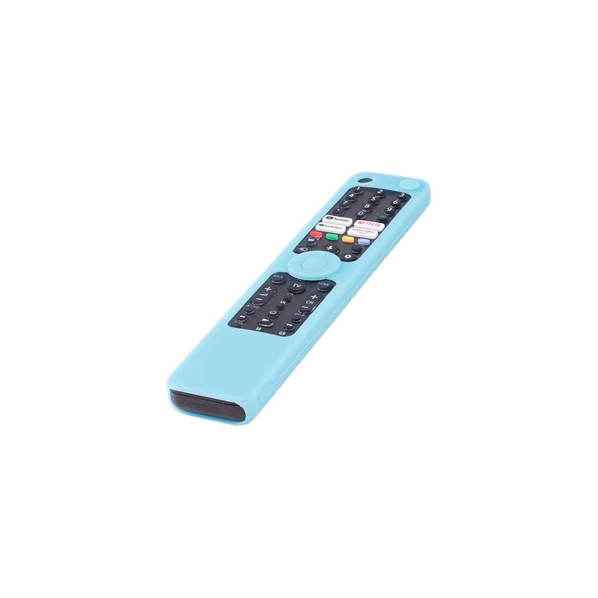 Silicone Protective Cover for Sony Smart TV Remote (Glowing Blue) - Image 3