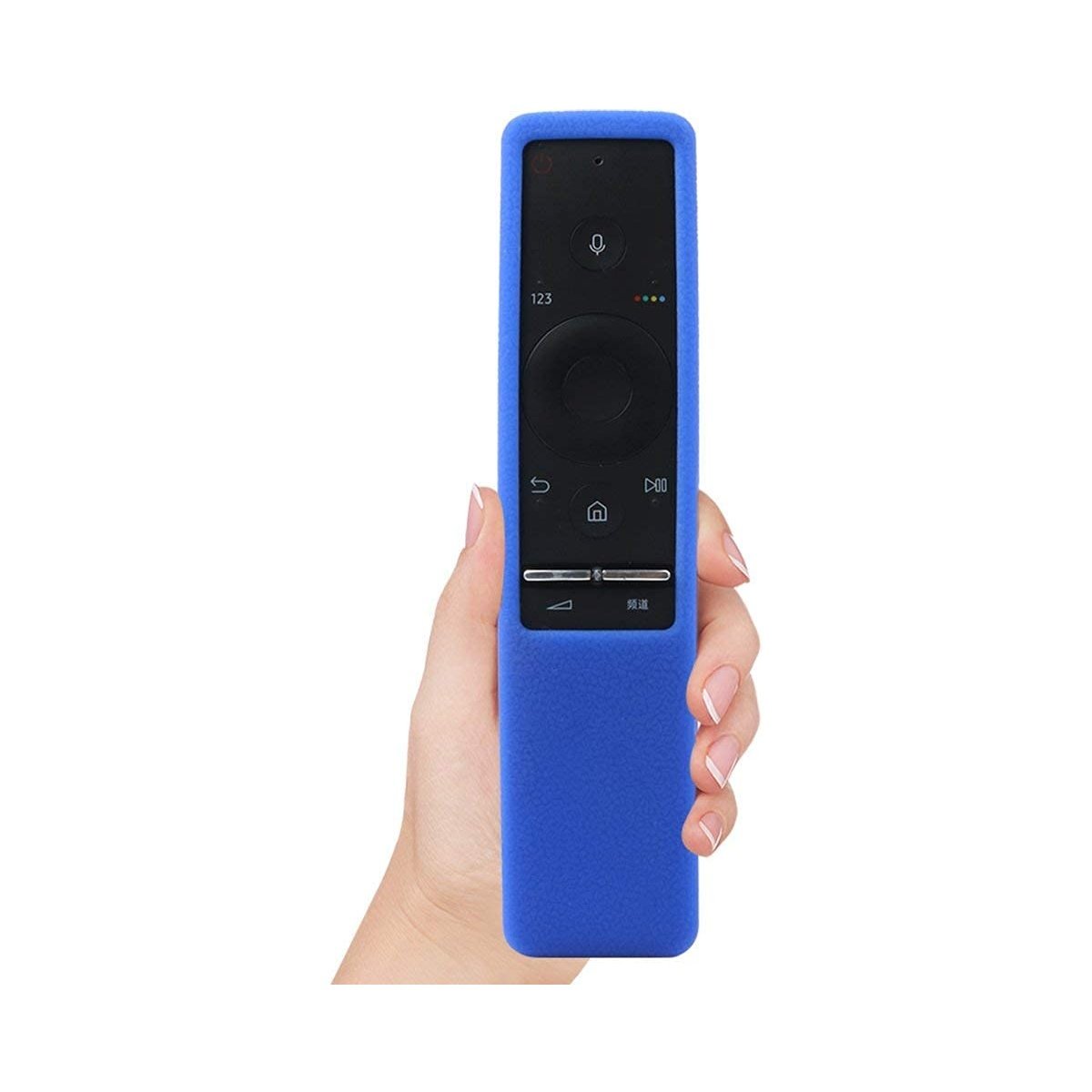 Silicon Protective Case Cover Compatible For Samsung Curved TV Remote(Blue) - Image 5