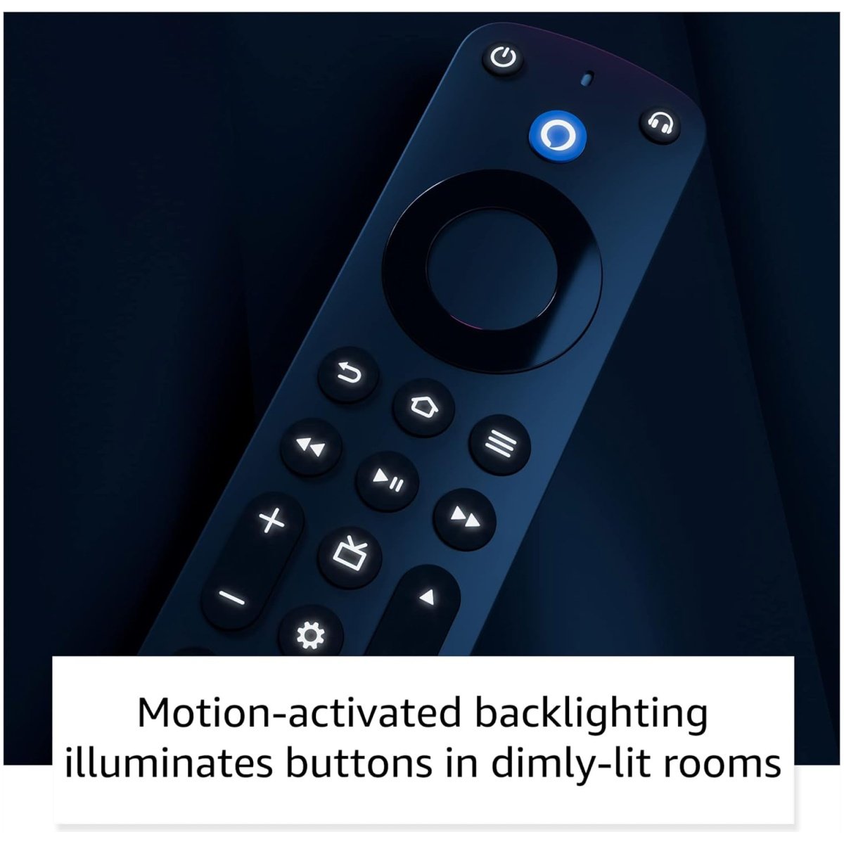 Amazon Alexa Voice Remote Pro, includes remote finder, TV controls, backlit buttons, requires compatible Fire TV device - Image 4