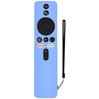 Protective Silicone Case Cover for Mi TV Stick | (Glowing Blue) - Woniry Remotes