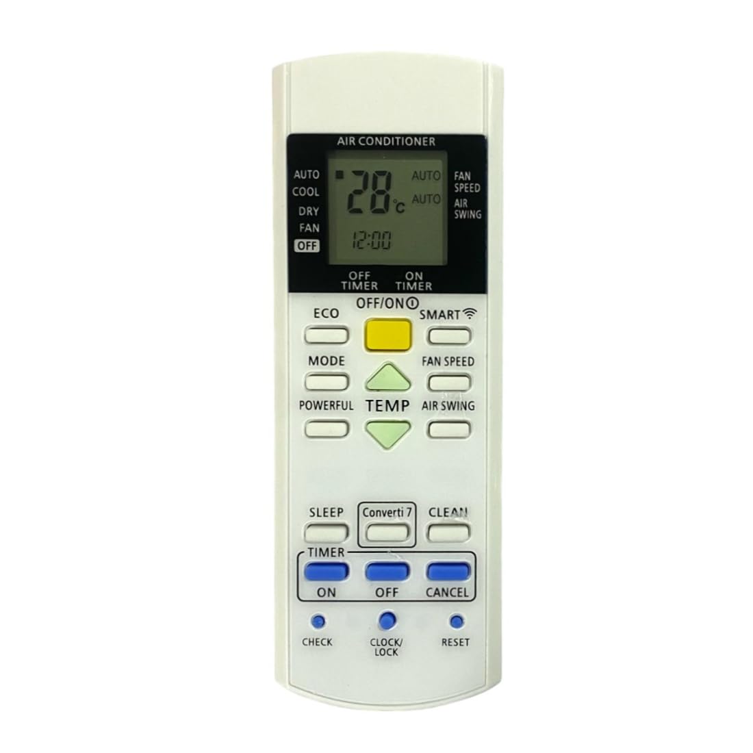 cc Ac Remote Control Compatible For Panasonic Ac (No-29J) - Woniry Remotes - Image 1