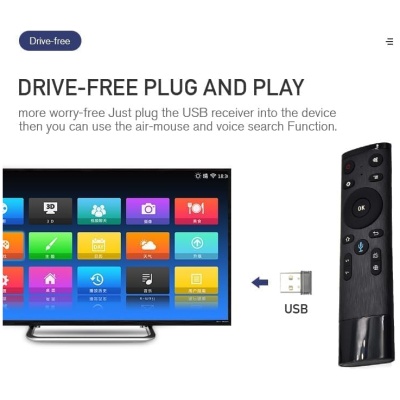 Voice Air Mouse Remote Controller with 2.4 Ghz Wireless Connection Air Fly Smart Remote for PC, Smart TV, Android TV Box - Woniry Remotes - Image 4