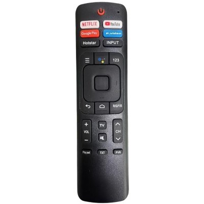 Remote control compatible for Hisense/VU Smart LED TV (With Voice)